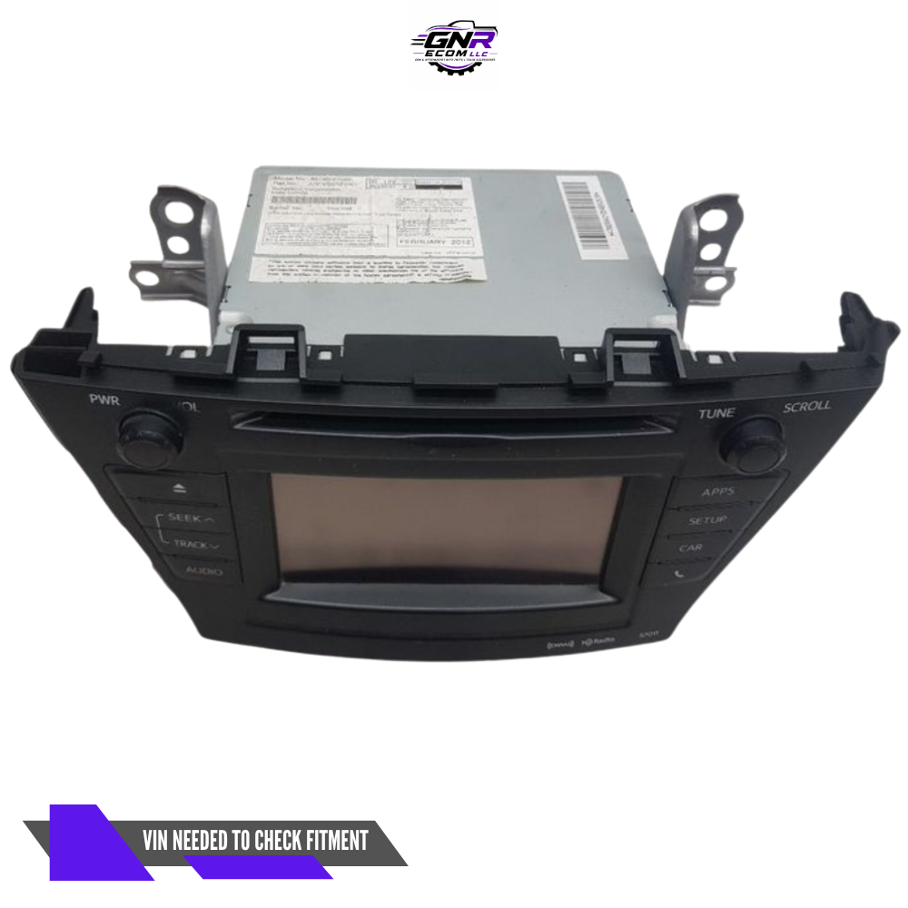 2012–2014 Toyota PRIUS Touch Screen Stereo AM FM XM HD Radio CD Player 57011 OEM — view 2