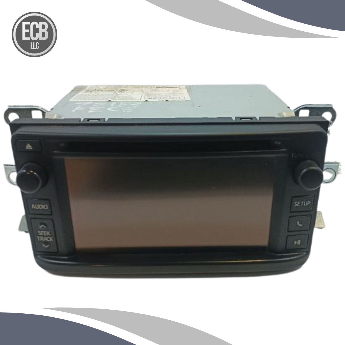 2012–2013 Toyota Corolla OEM CD Radio + 6.1" Display Screen — view 1