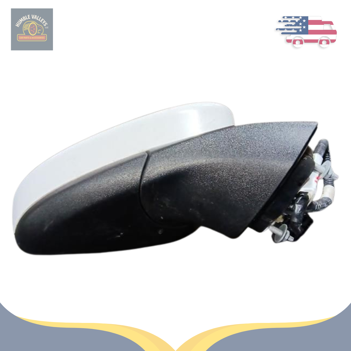 2016–2020 Ford Fusion Right Passenger Side View Door Mirror White RH 16 17 18 — view 4