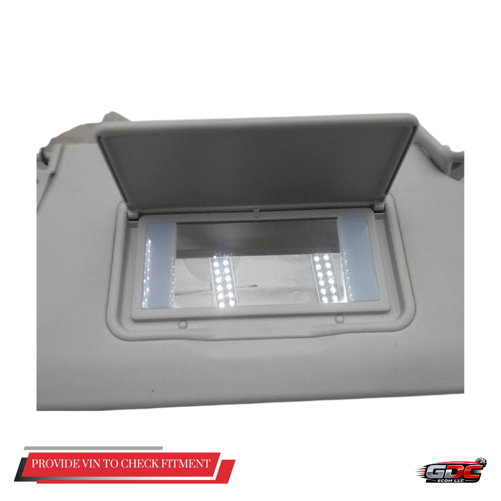 2021–2024 Ford Escape RH Passenger Sunvisor with Mirror & Light Gray OEM — view 1