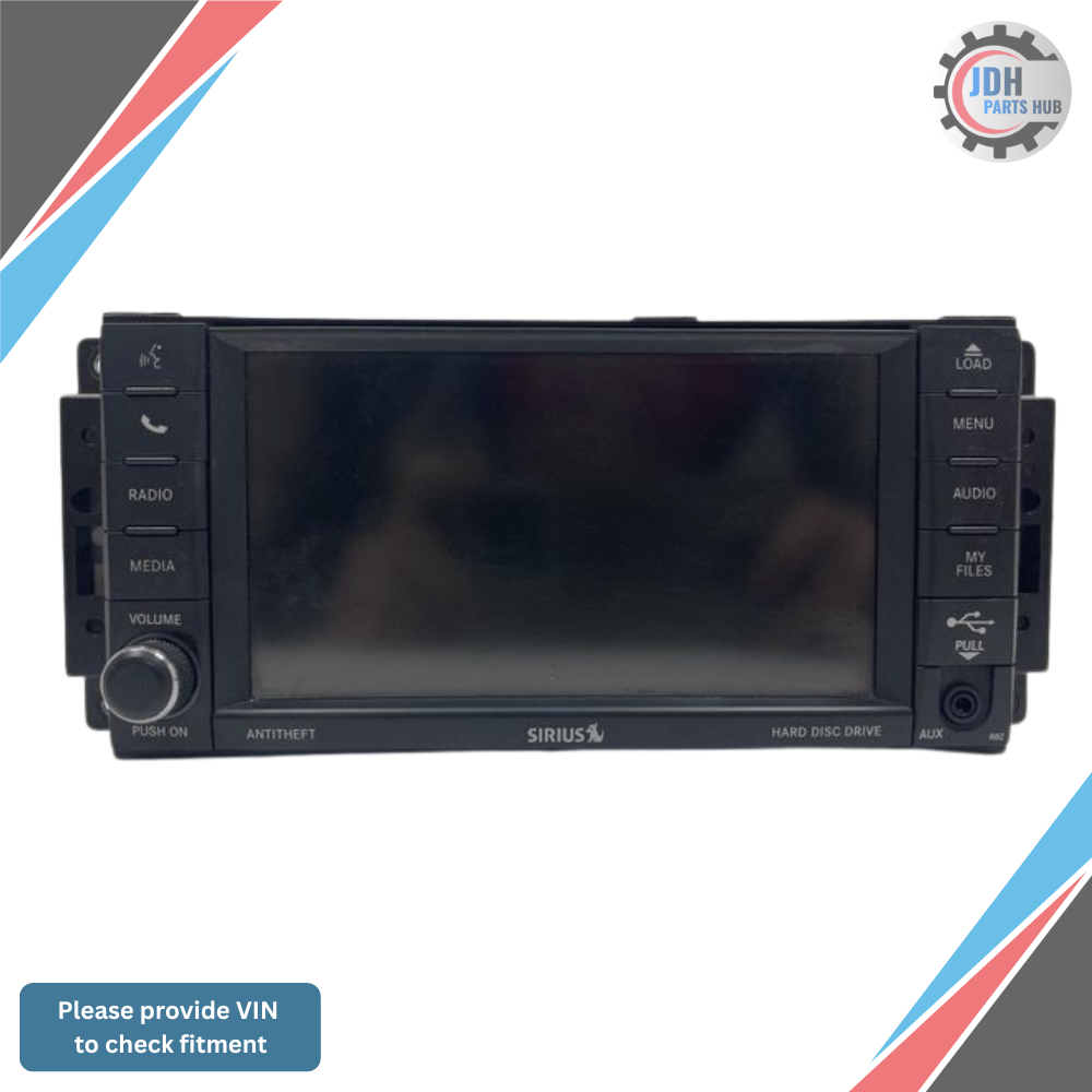 2011–2017 Jeep Patriot Compass AM FM CD DVD Satellite Radio Receiver ID RBZ OEM — view 1