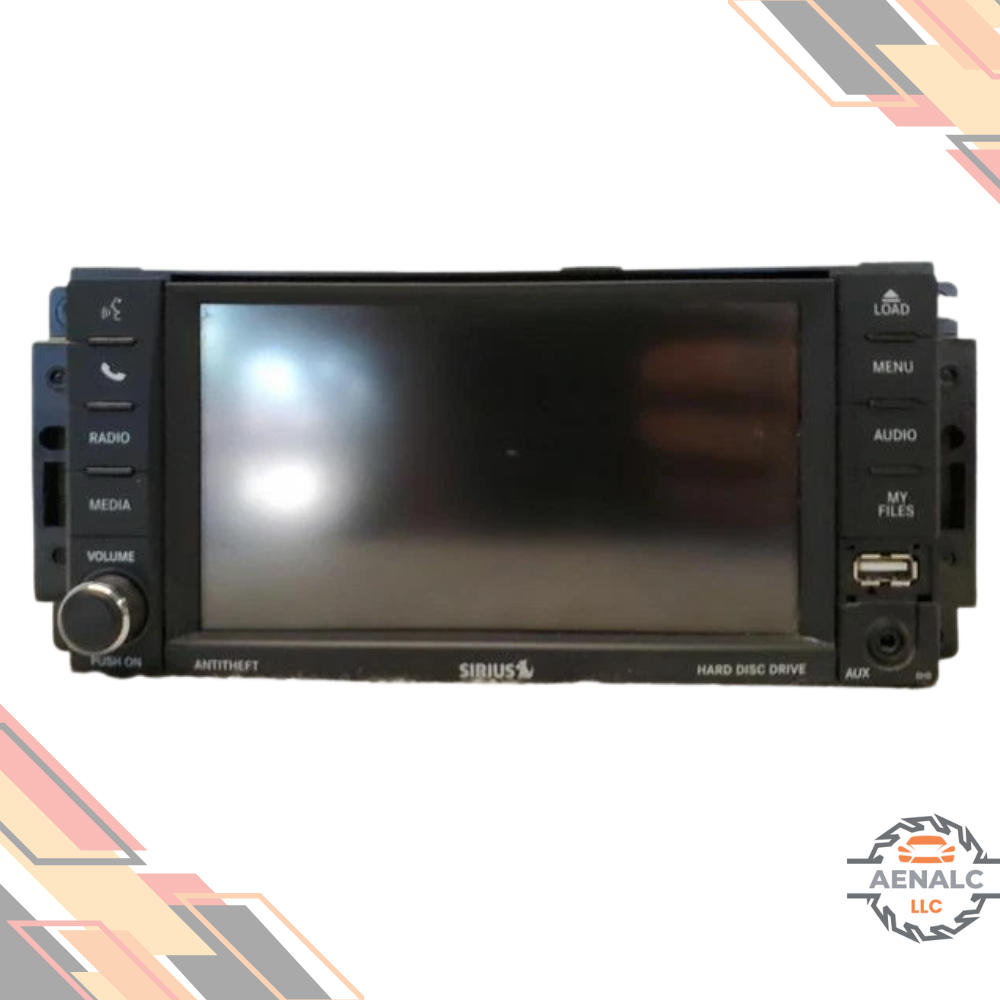 2012–2019 Chrysler Town & Country Radio Navigation Display Receiver RHB OEM — view 1