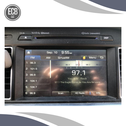 2016?17 Hyundai Sonata Navigation Radio Receiver Display Screen OEM — view 2
