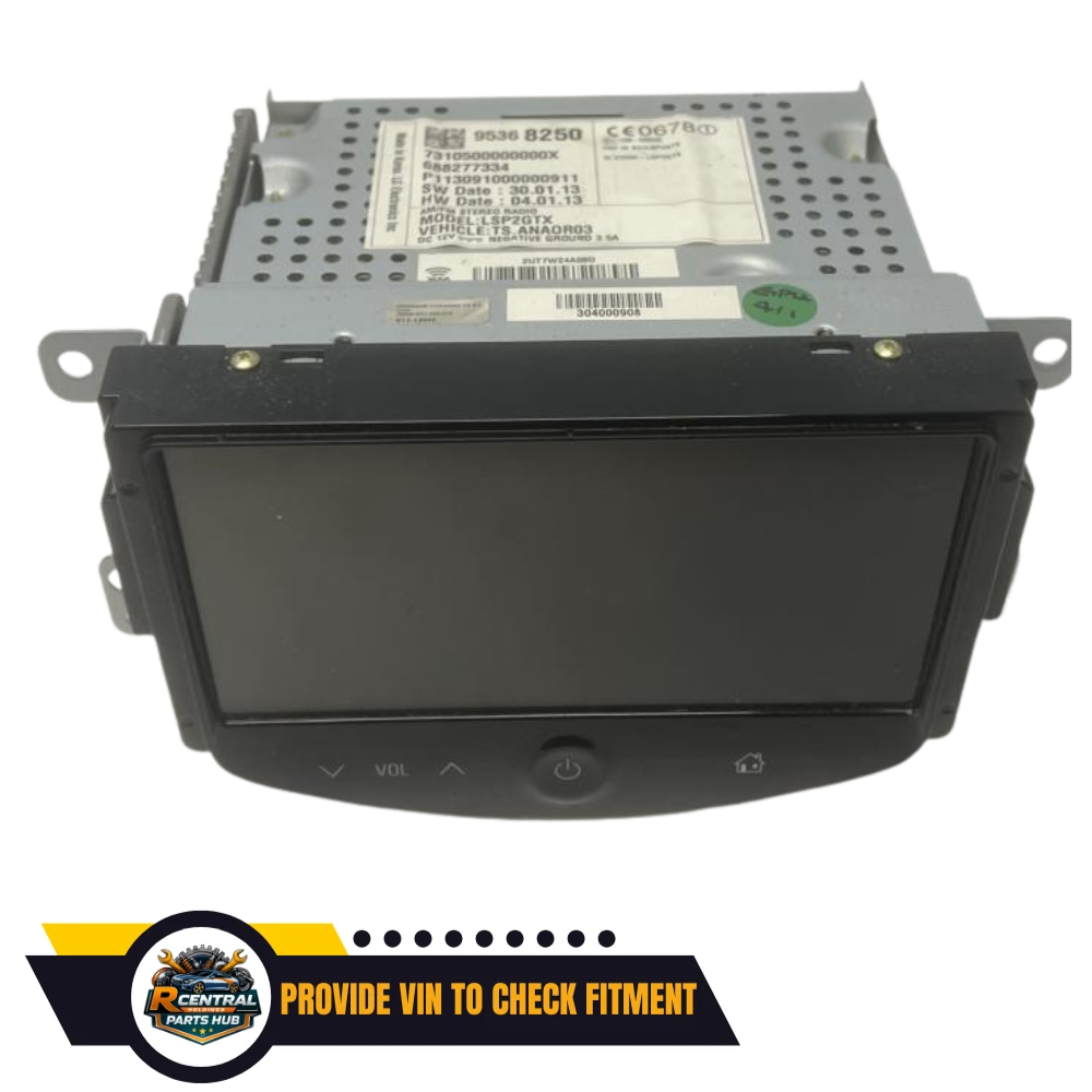 2014 Chevrolet Sonic AM FM MP3 Radio Receiver with Display — view 1