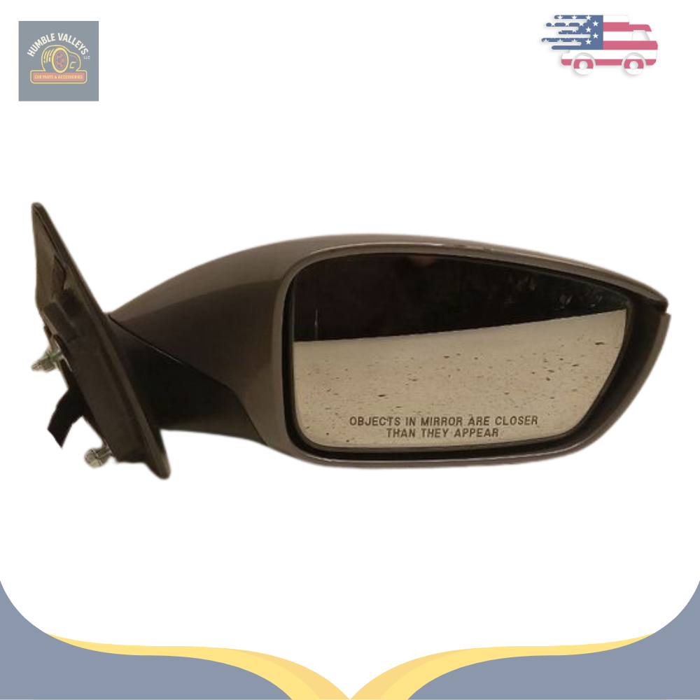 2011–2014 Hyundai Sonata RH Passenger Side Power View Mirror Assembly OEM — view 1