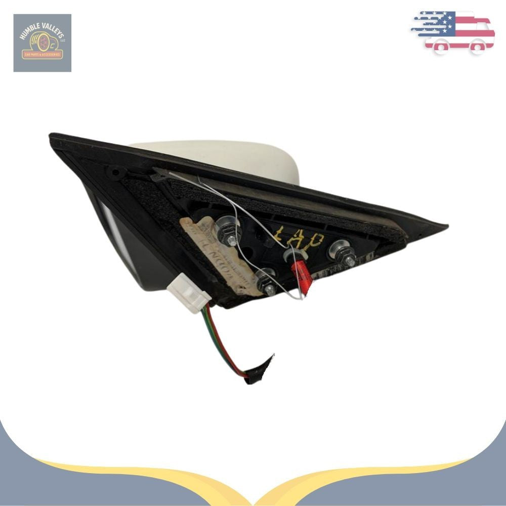 2013–2018 Nissan Altima Sedan Left Driver Side View Door Mirror White — view 3