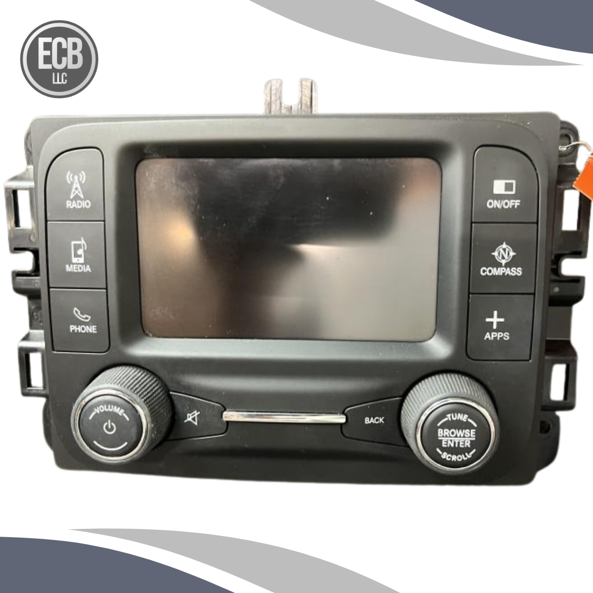 2015–2017 Jeep Renegade AM/FM Radio Display Receiver 5.0" Screen OEM — view 1