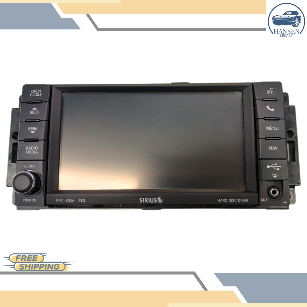 2013 Chrysler 200 AM-FM-CD-DVD-H<wbr/>DD Navigation UConnect Radio RHR OEM — view 1