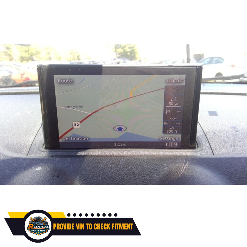 2015–2017 Audi A3 Info-GPS-TV Screen Display with Navigation — view 1