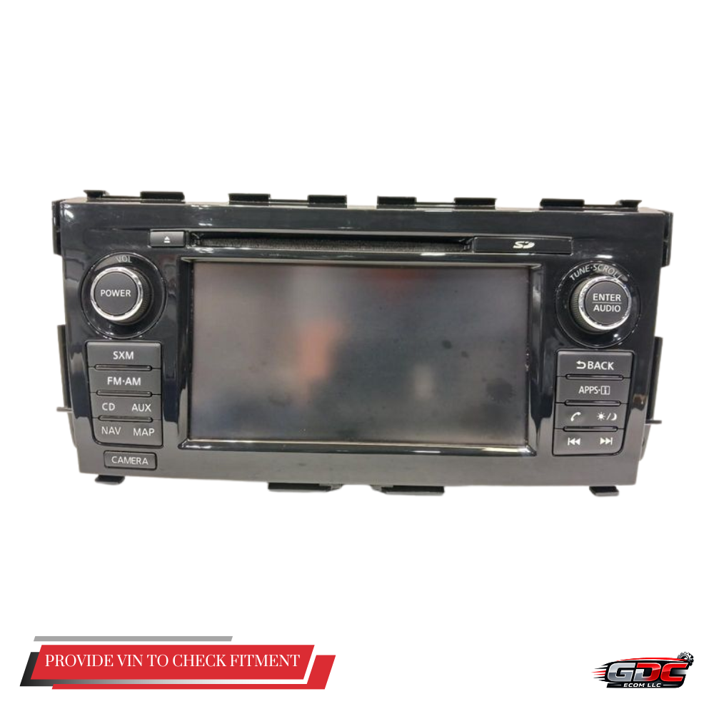 2015 Nissan Altima AM FM CD Player Radio Receiver with Navigation & Display OEM — view 1