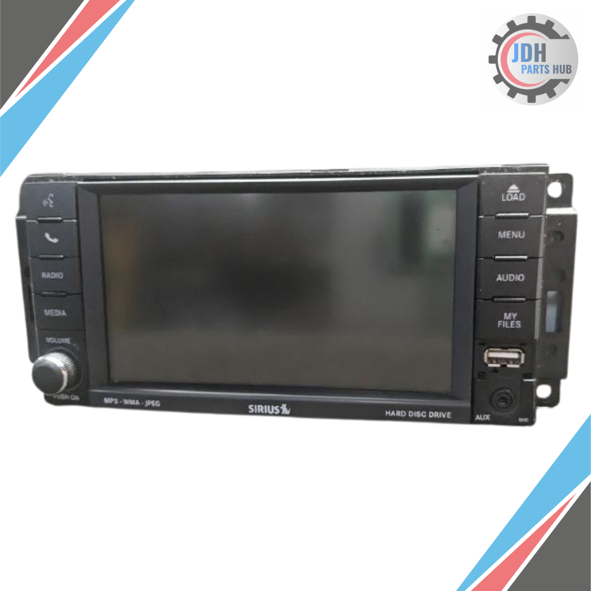 2011 Dodge Ram 1500 AM/FM NAV Radio Receiver Display Screen OEM — view 1