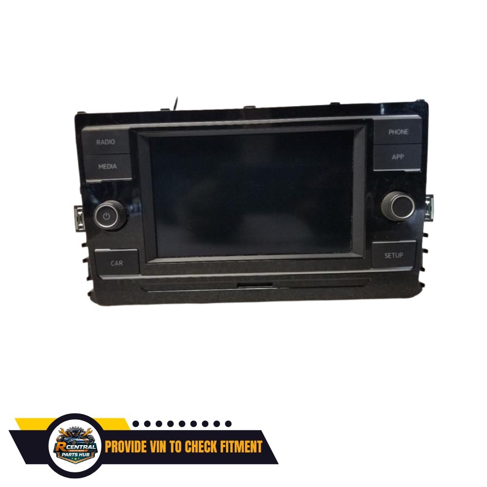 2018–2020 Volkswagen Tiguan Radio Media CD Player Display Receiver ID 5G6035868 — view 1