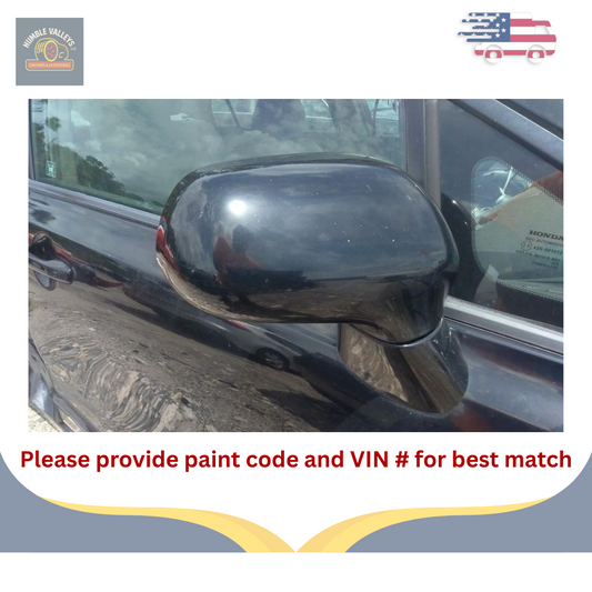 2006–2011 Honda Civic Sedan Right Passenger Side View Door Mirror Black RH — view 1