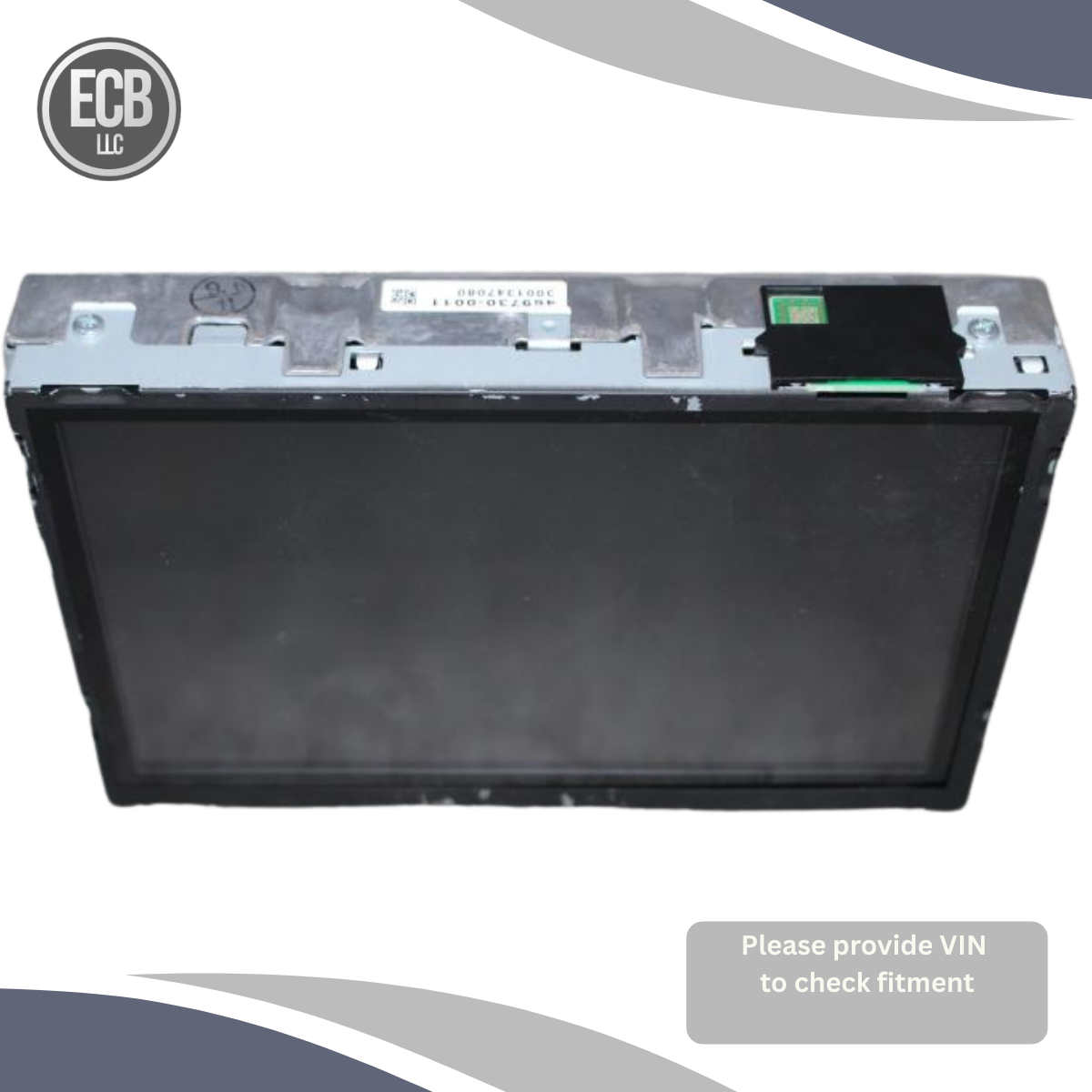 2019–2020 Infiniti QX60 Information Display GPS/TV Screen Nav OEM — view 2