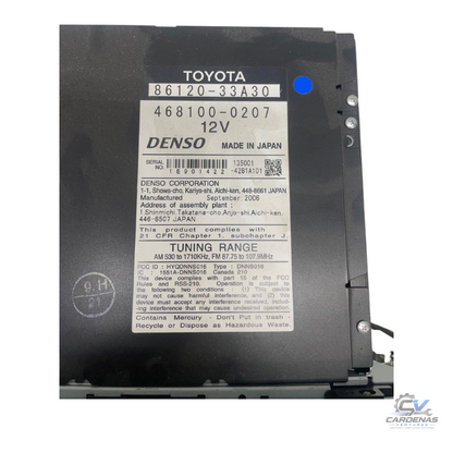 2007–2009 TOYOTA CAMRY HYBRID AM FM NAVIGATION SAT MP3/CD/DVD PLAYER RADIO E7011 — view 2