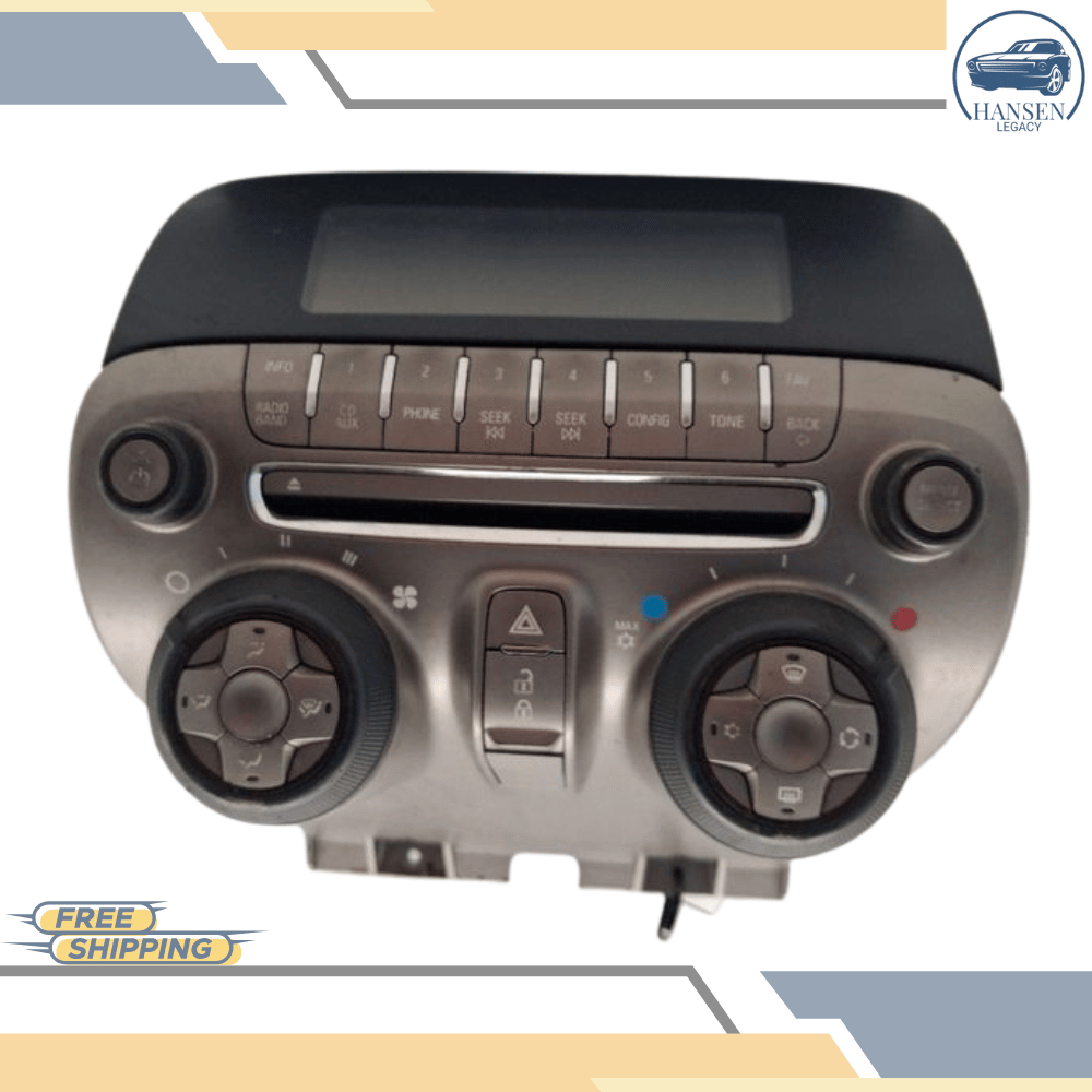 2010–2015 Chevrolet Camaro Radio Control Panel Audio Equipment AM-FM-XM-MP3 OEM — view 1