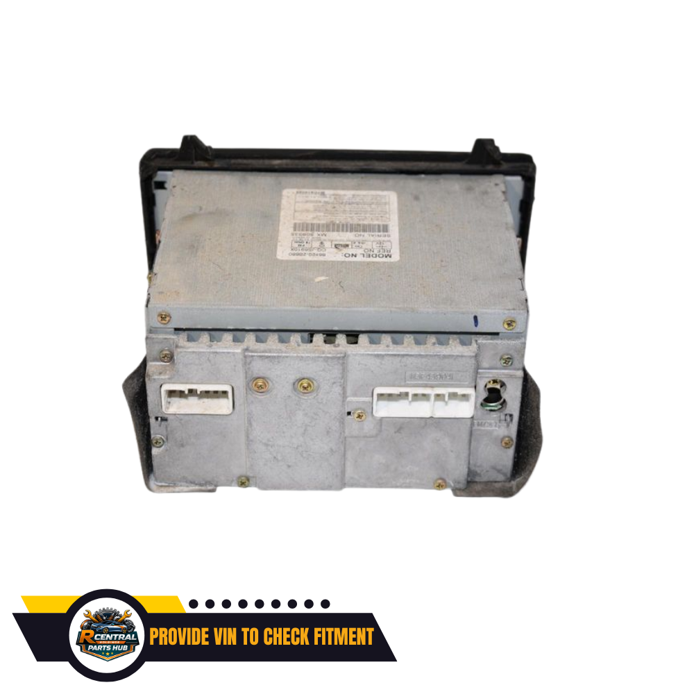 2000–2002 Toyota Celica Radio Receiver with CD Cassette ID A56814 OEM — view 2