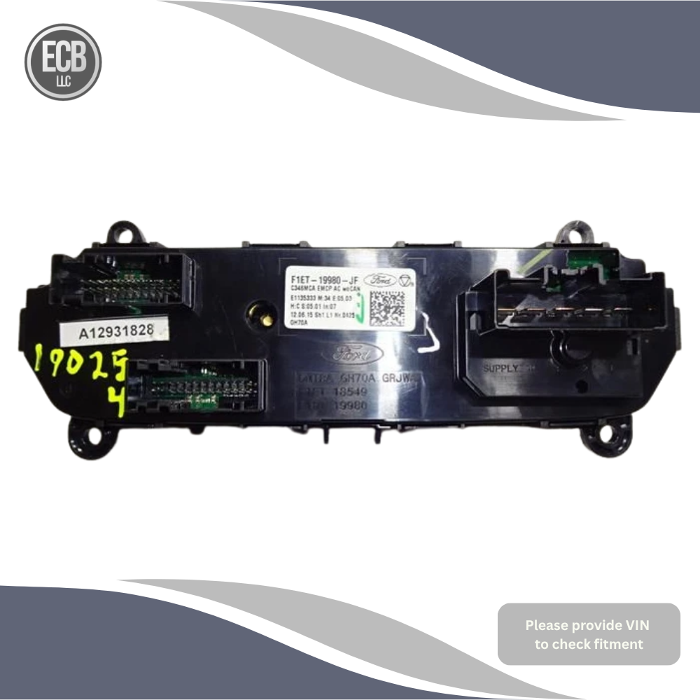 2015–2018 Ford Focus A/C AC Heater Temperature Control OEM — view 2