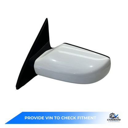 2007–2012 Nissan Altima Sedan Left Driver Side View Door Mirror White — view 1