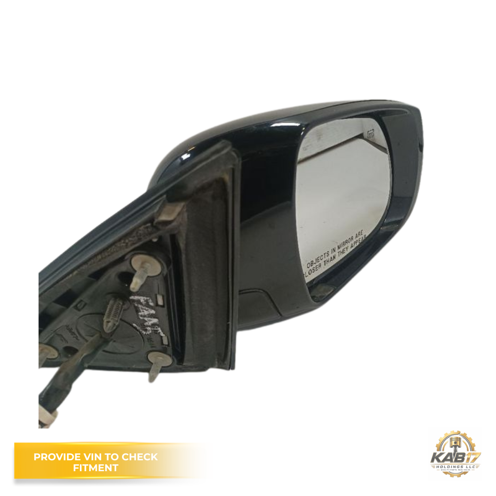 2017–2020 Infiniti QX60 Right Passenger Side Door Mirror Assembly Black OEM — view 2