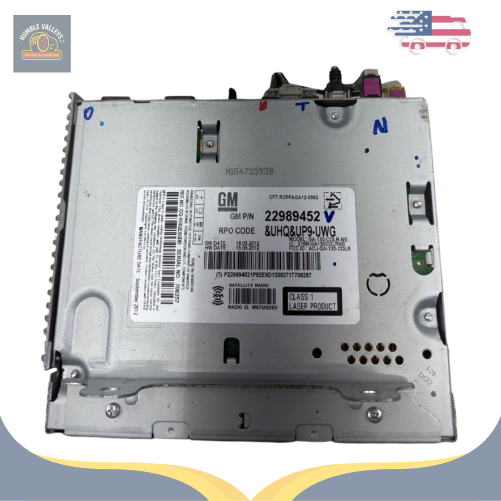 2013 GMC Terrain AM FM CD MP3 Radio Receiver Navigation UHQ OEM — view 2