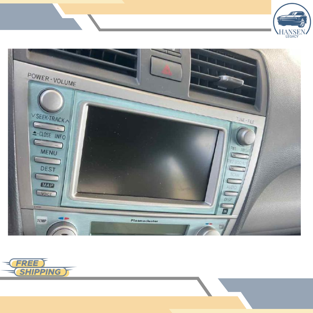 2007–2009 TOYOTA CAMRY HYBRID AM FM NAVIGATION SAT MP3/CD/DVD PLAYER RADIO E7011 — view 3