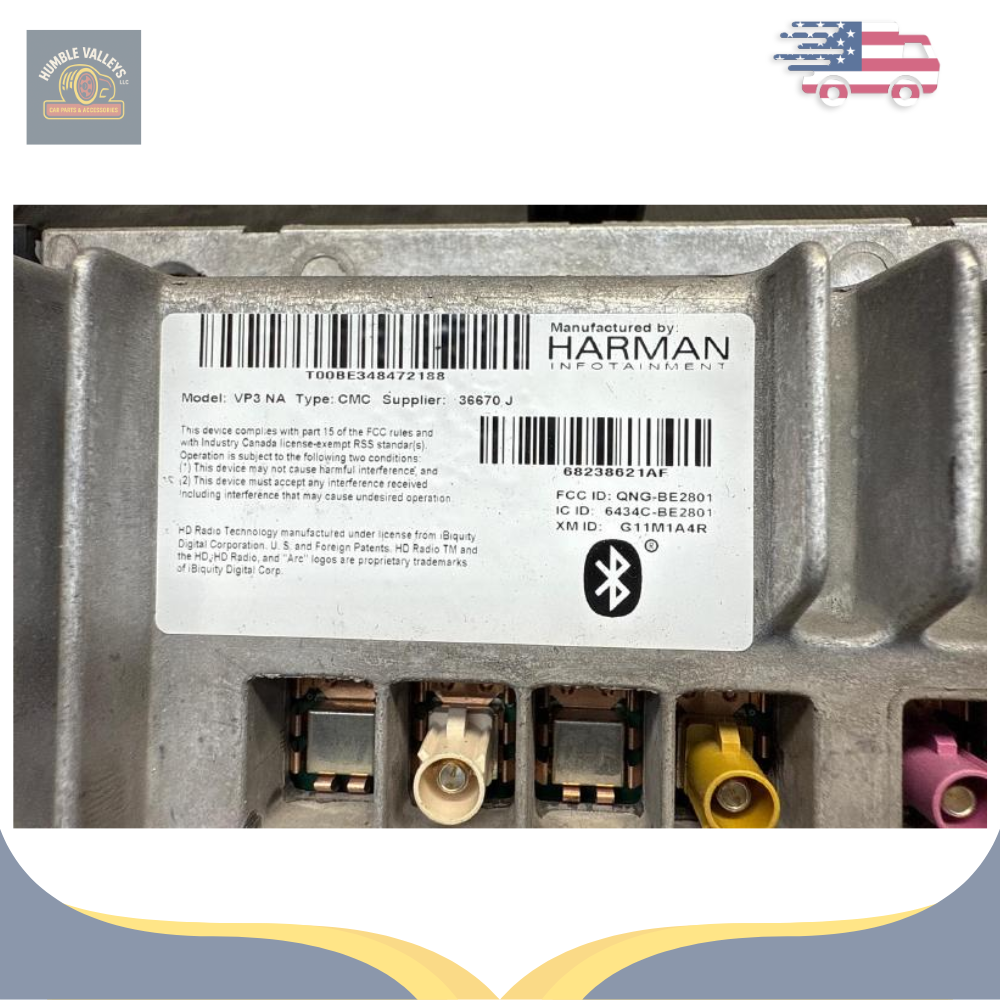 2015 Dodge Ram 1500 8.4 Inch Touch Screen Radio Display Screen RA3 OEM — view 5