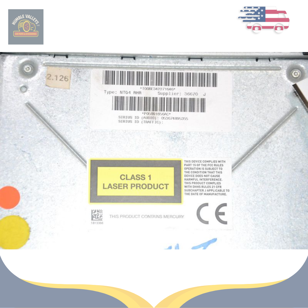 2013 Chrysler 200 AM-FM-CD-DVD-H<wbr/>DD Navigation UConnect Radio RHR OEM 13 — view 4