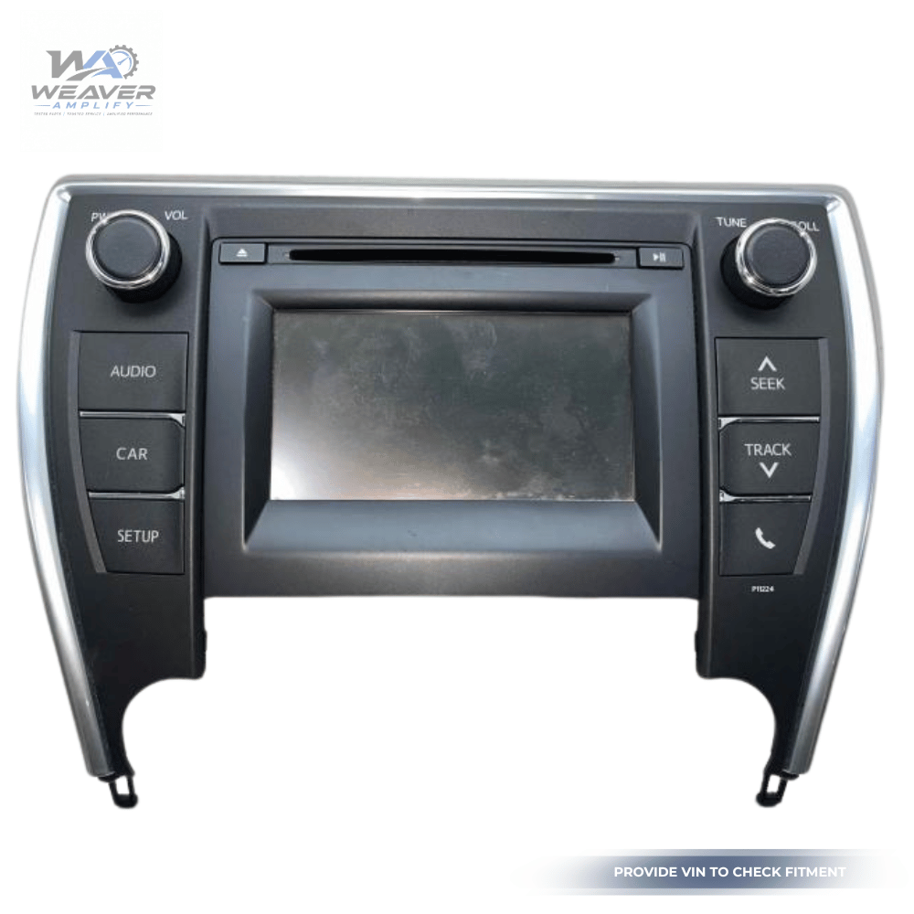2015–2017 Toyota Camry Radio Touch Screen Display & Receiver P11224 15 16 17 OEM — view 1