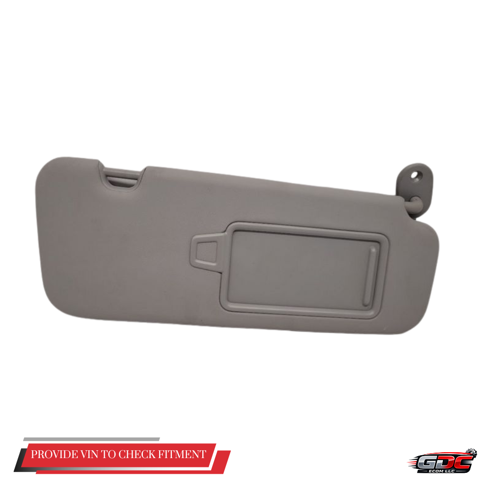2017–2020 Hyundai Elantra RH Passenger Sunvisor Sun Visor with Mirror Gray OEM — view 3