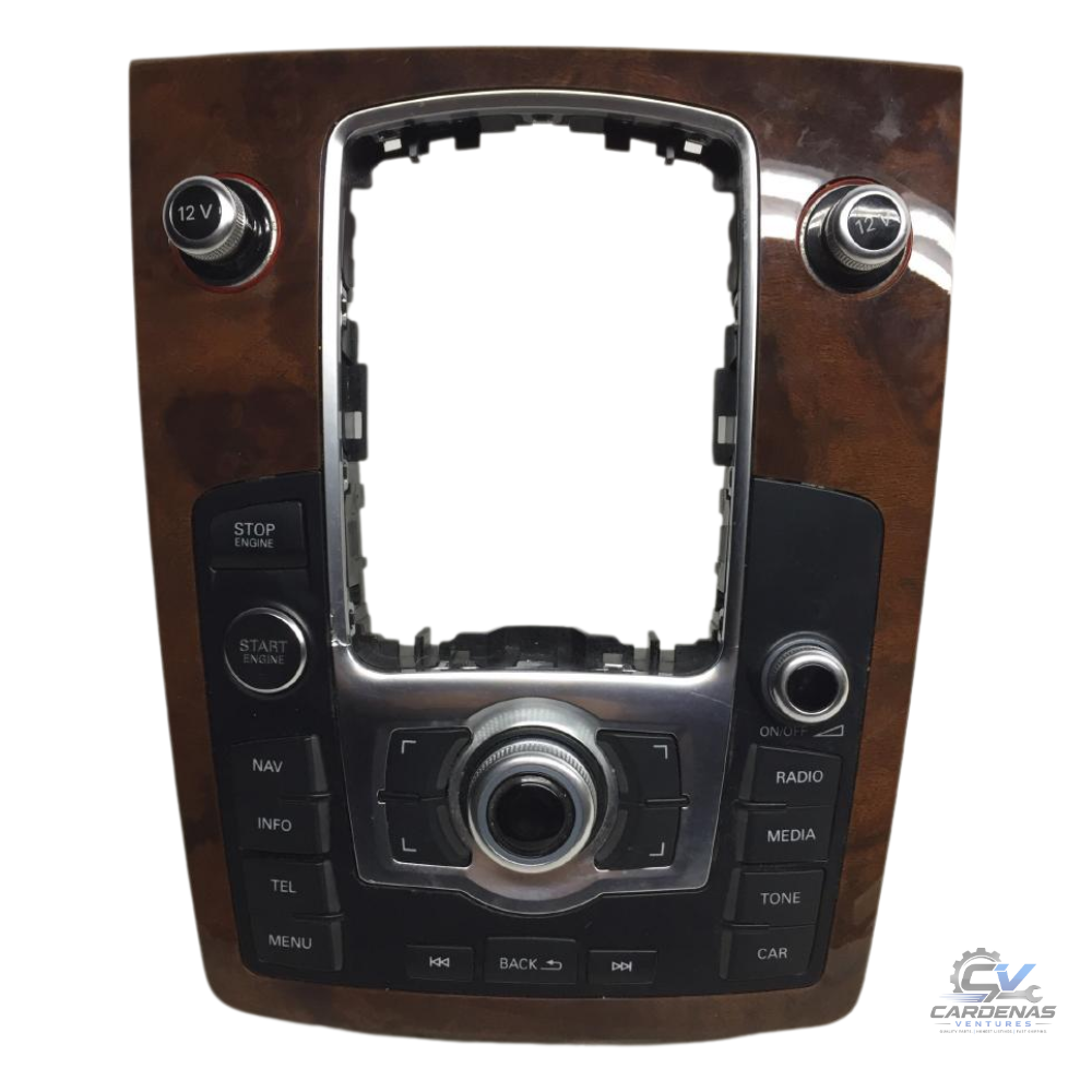 2012–2015 Audi Q7 AM FM Radio Control Panel with Navigation OEM — view 1