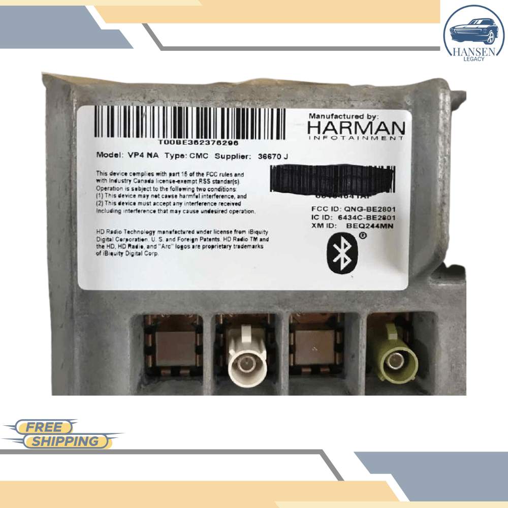 2014 Dodge Durango AM FM Radio Receiver Navigation With Display Screen OEM — view 3