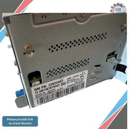 2010–2012 Chevrolet Traverse Navigation Radio Receiver with Display Option U4H OEM — view 3