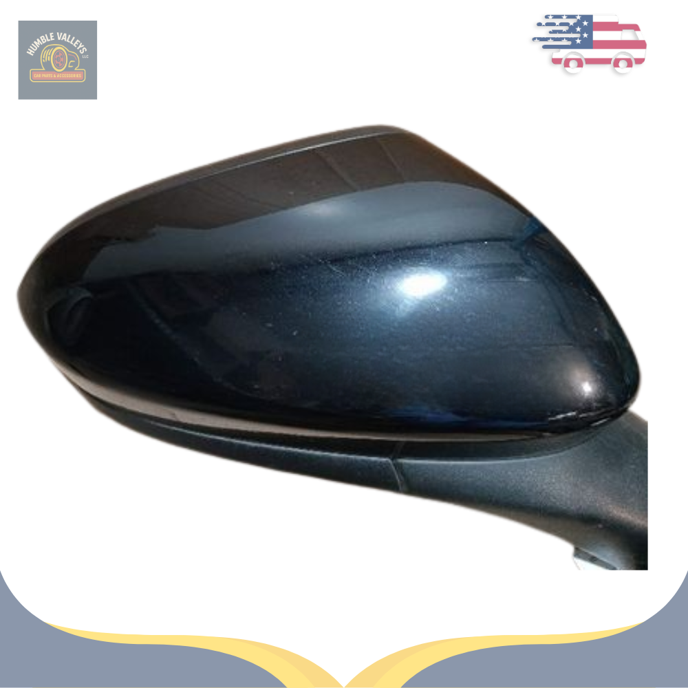2019–2020 Ford Fusion Right Passenger Side View Door Mirror with Blind Spot Black — view 2