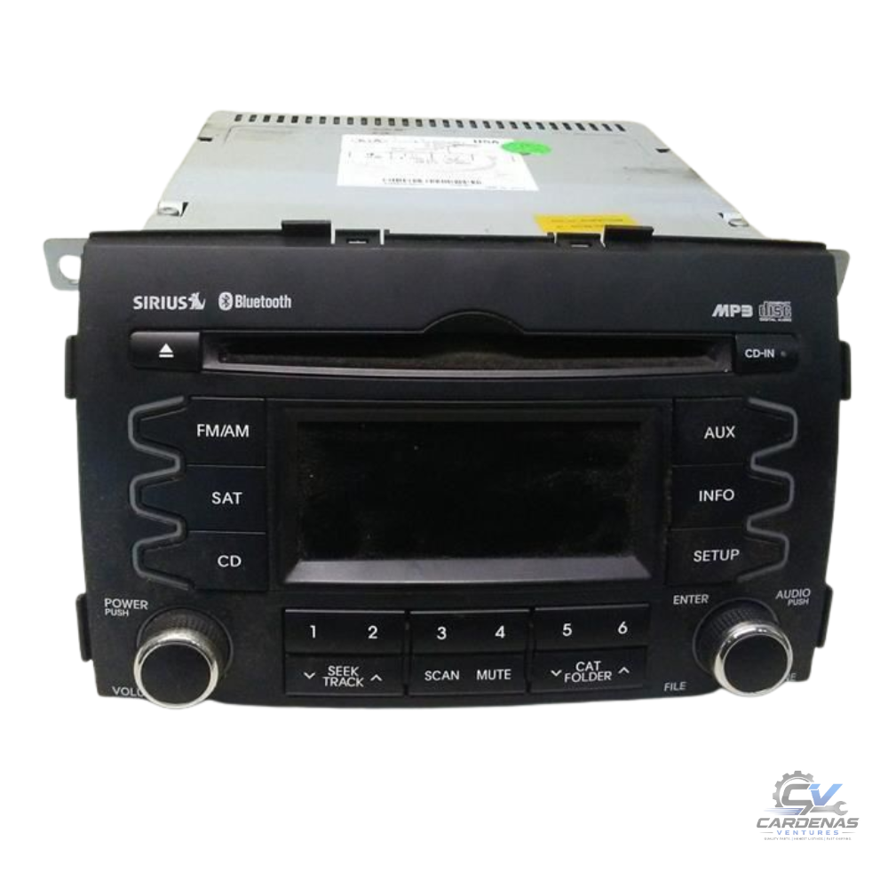 2010–2012 KIA Sorento Radio Receiver CD Player Bluetooth Sirius Satellite OEM — view 1