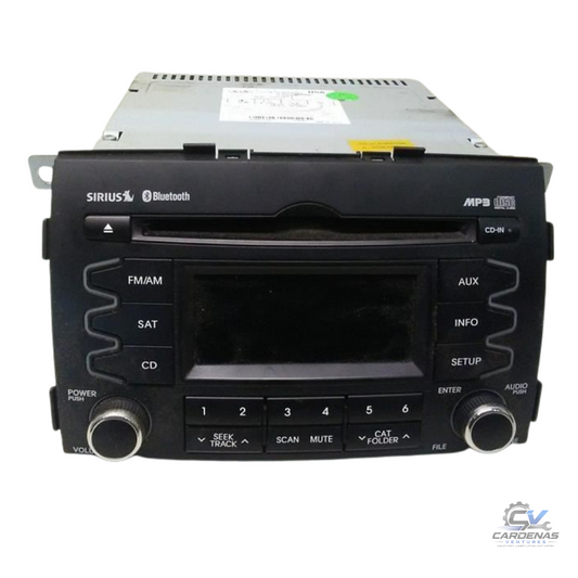 2010–2012 KIA Sorento Radio Receiver CD Player Bluetooth Sirius Satellite OEM — view 1