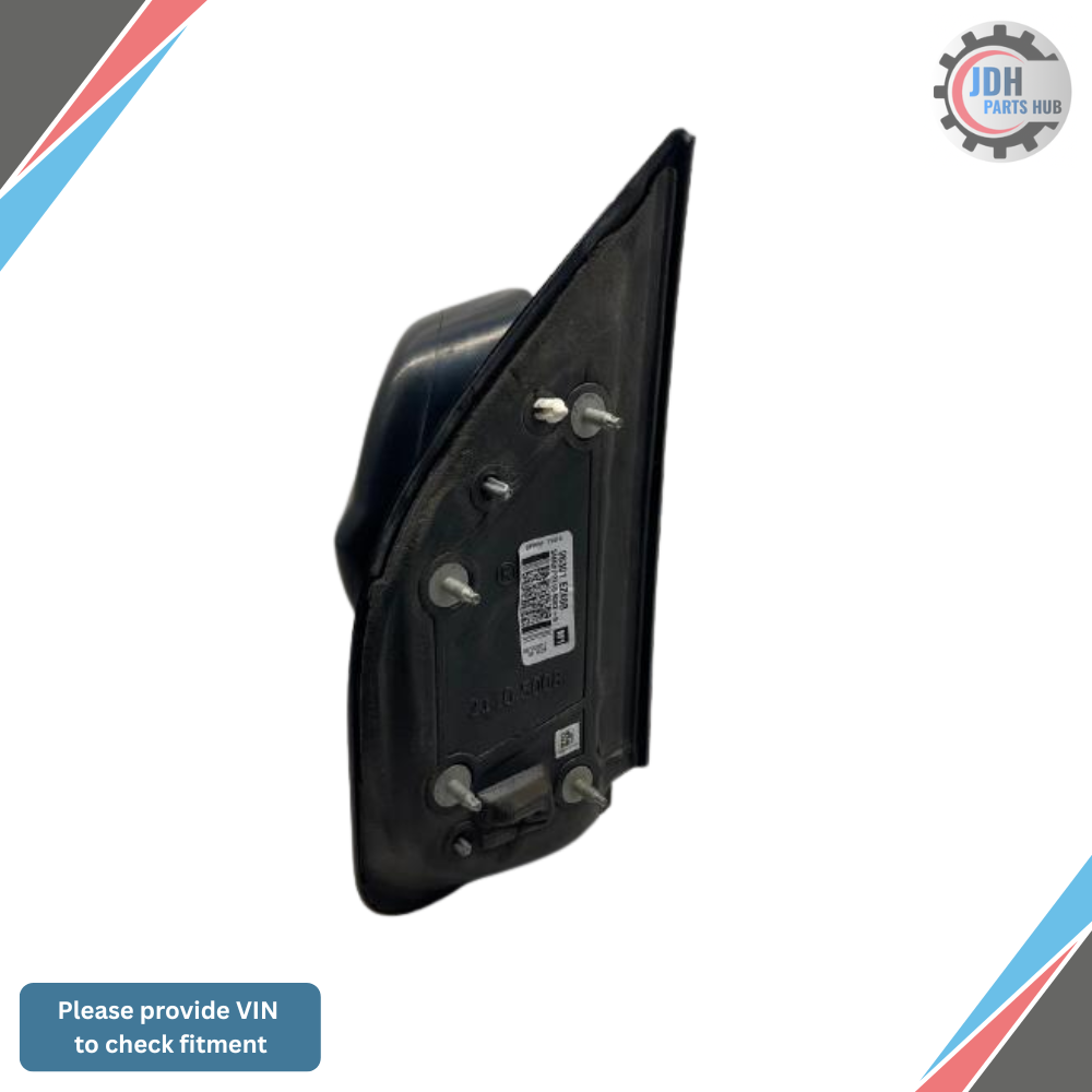 2017–2023 Nissan Titan Right Passenger Side Manual Mirror Assembly Black — view 3