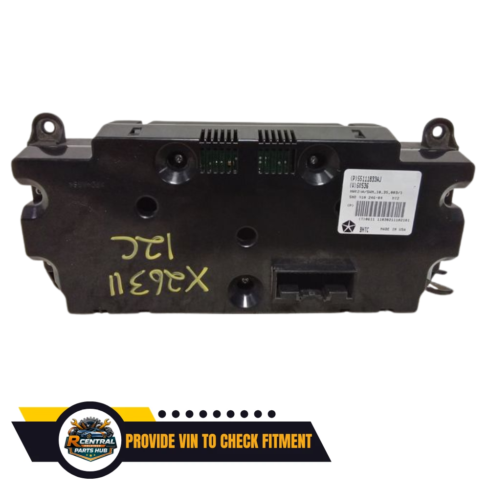 2011–2013 Jeep Grand Cherokee Manual Climate AC Heater Temperature Control OEM — view 2