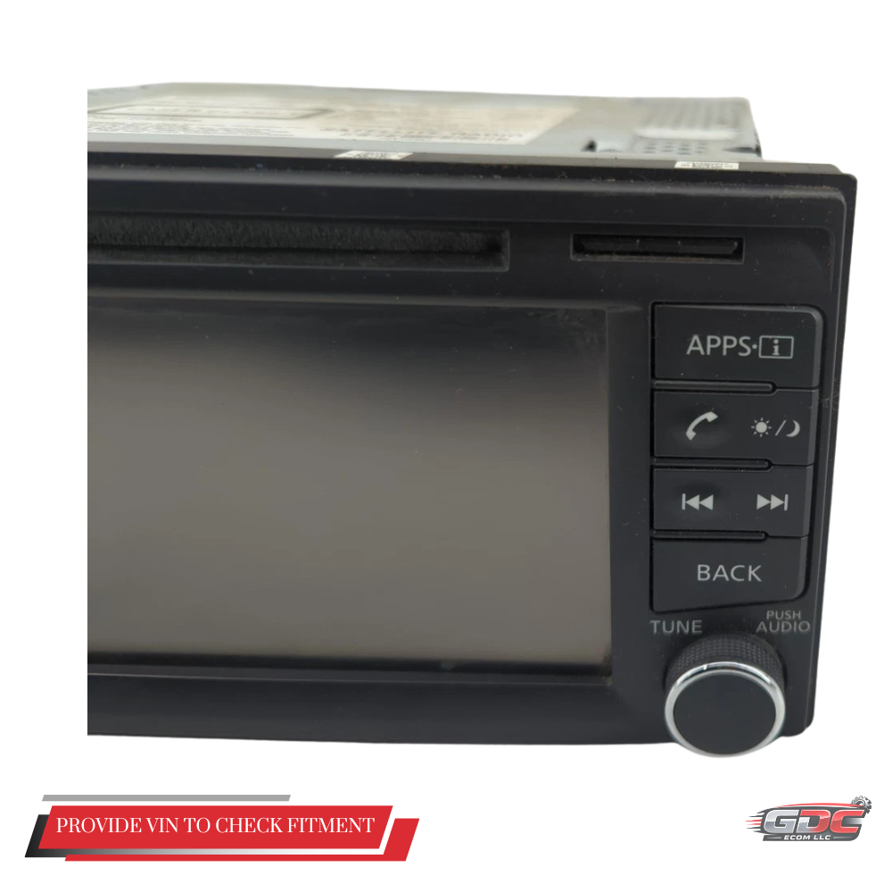 2015 Nissan Sentra CD Player Radio Receiver Navigation With Display Screen OEM — view 3