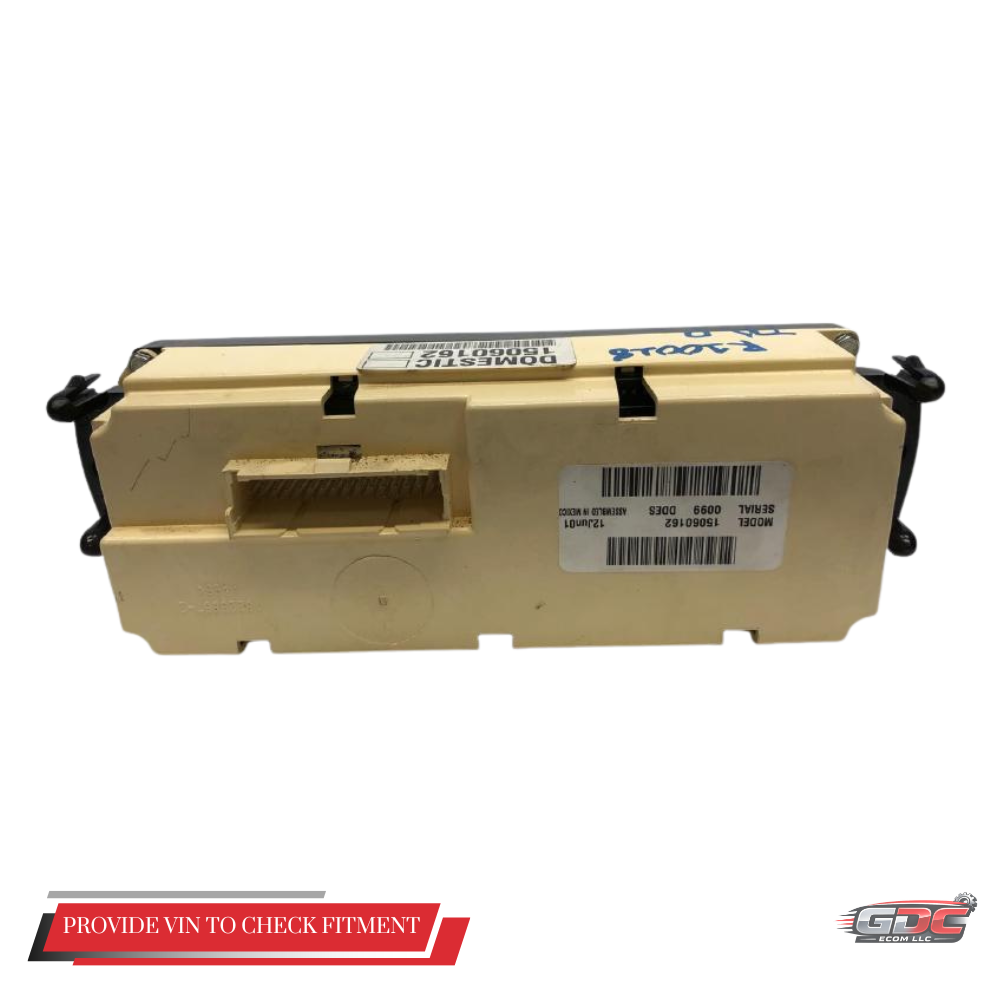 2000–2002 Chevrolet Suburban 1500 2500 AC Heater Temperature Control OEM — view 2