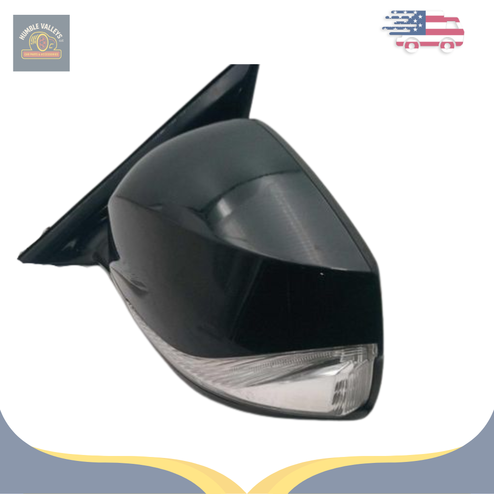 2014–2021 Infiniti Q50 Left Driver Side Door Mirror Heated Gray OEM — view 1