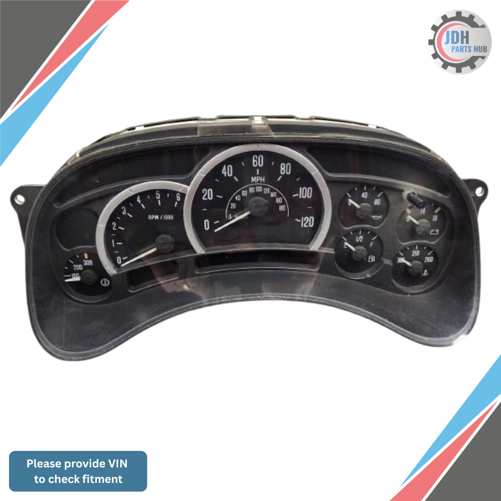 2003-05 Cadillac Escalade ESV EXT Speedometer Gauges Cluster MPH with Tachometer US — view 2