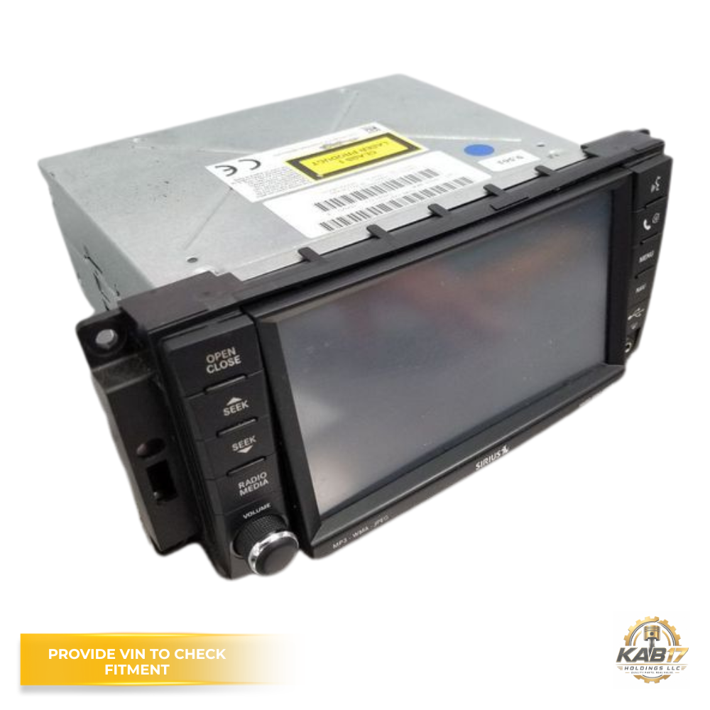 2008–2010 Jeep Grand Cherokee Radio AM FM DVD Player Receiver Navigation OEM — view 4