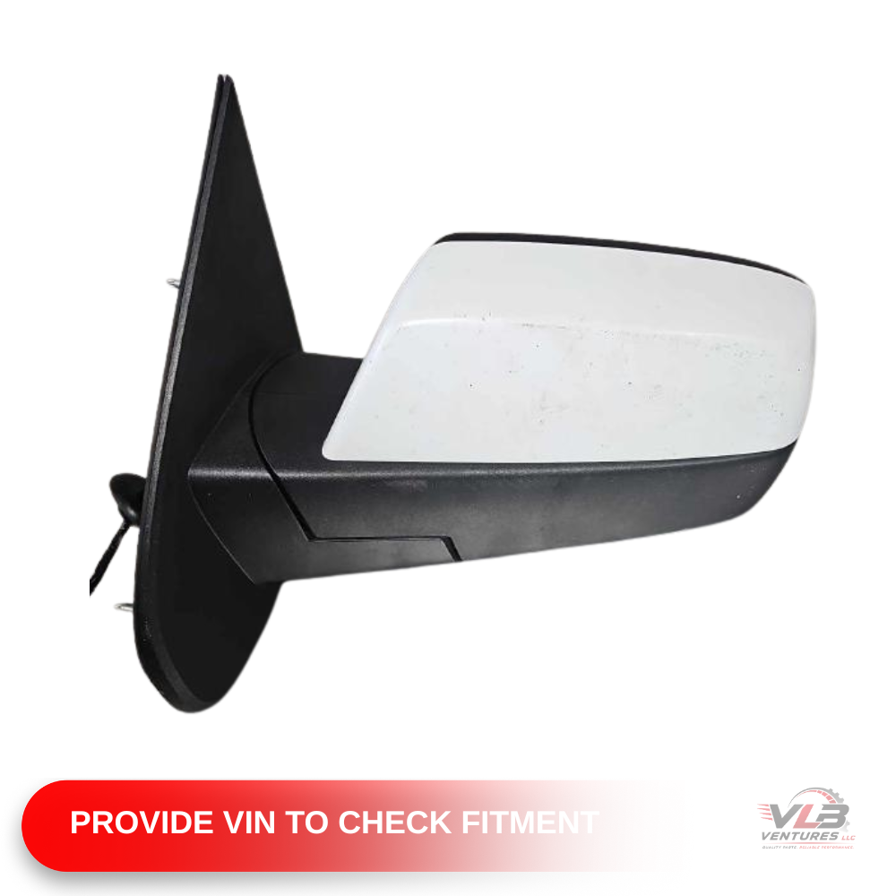 2014–2019 Chevrolet Silverado 1500 Left Driver Side View Door Mirror White — view 2