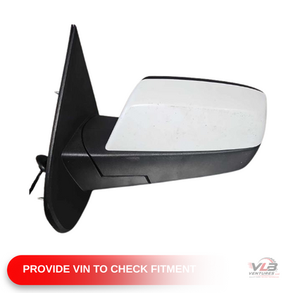 2014–2019 Chevrolet Silverado 1500 Left Driver Side View Door Mirror White — view 2