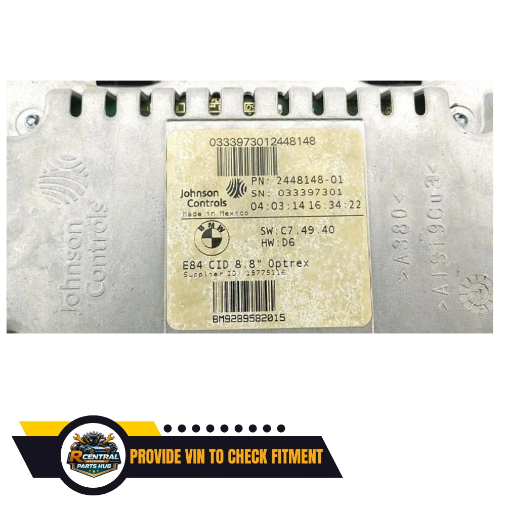 2013–2015 BMW X1 Display Screen Dash Navigation 8.8 Inch OEM — view 3