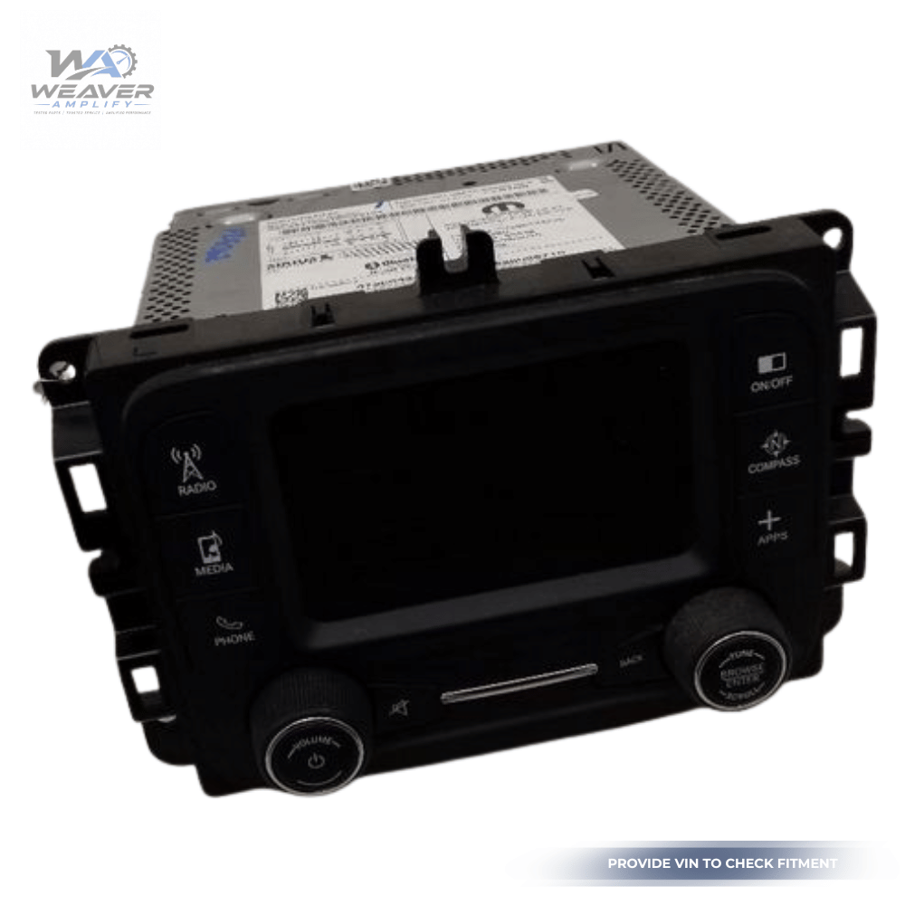 2015–2017 Jeep Renegade Radio AM/FM 5.0" Display Screen Satellite Receiver OEM — view 2