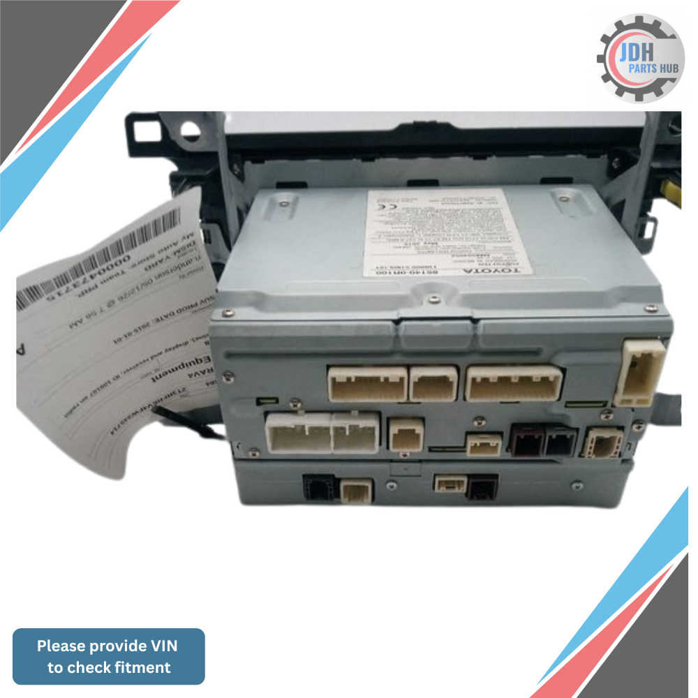 2014–2015 Toyota Rav4 Radio Receiver Display ID 100325 OEM — view 3