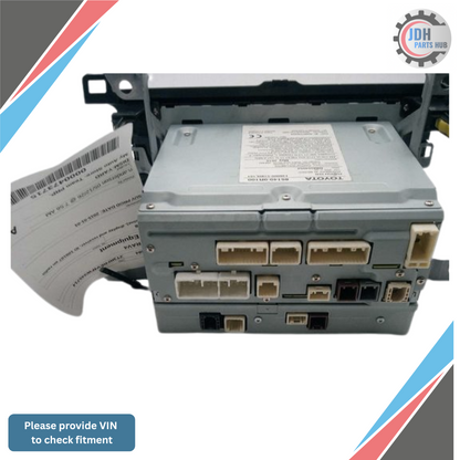 2014–2015 Toyota Rav4 Radio Receiver Display ID 100325 OEM — view 3