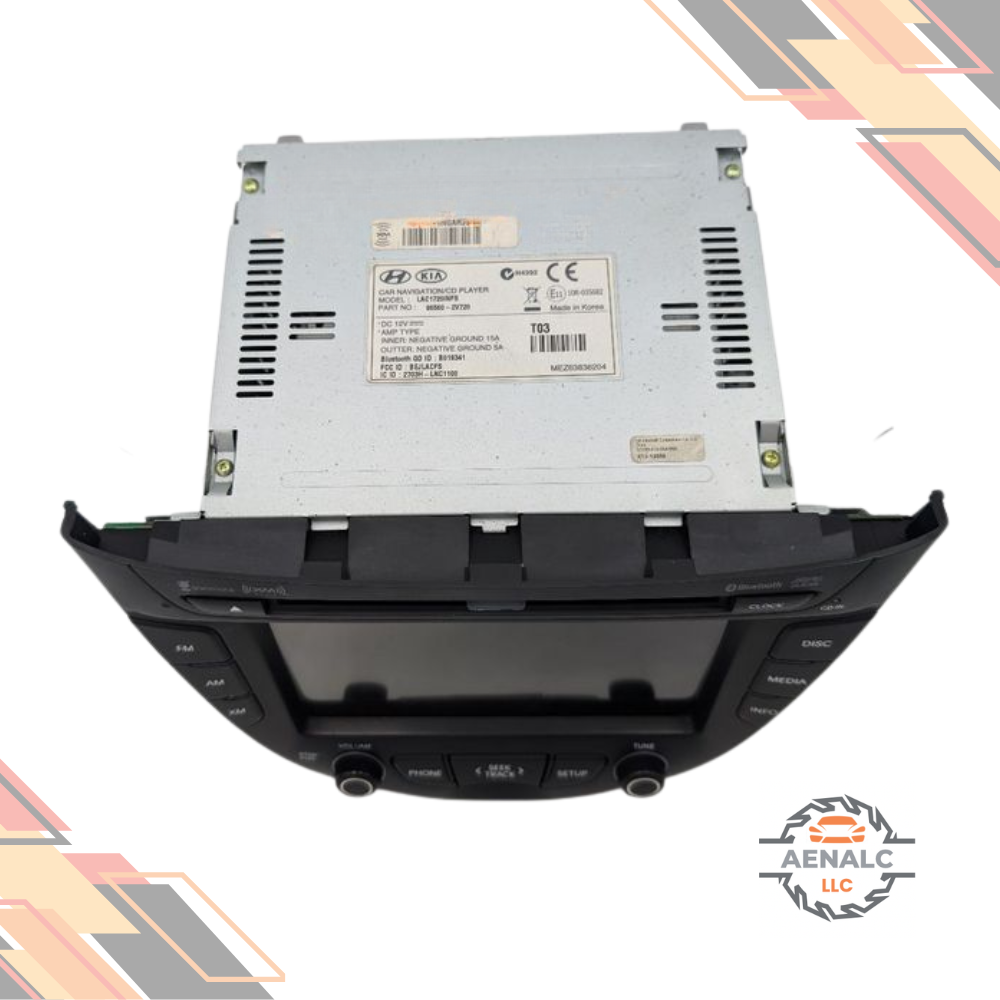 2012–2015 Hyundai Veloster Radio Display Receiver Satellite CD OEM 96560 2V720 — view 4